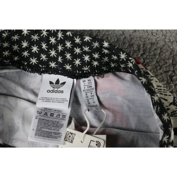 New Adidas x Farm Rio Leggings 2XS Pineapple Tropical Print Pull On - Picture 5 of 10
